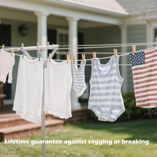 Image of Golf Net Hanging Kit - 40FT Heavy Duty Adjustable Steel Cable, Fits 10 /20 /30 /40FT Sports Nets, Easy Secure Setup (Net Not Included)