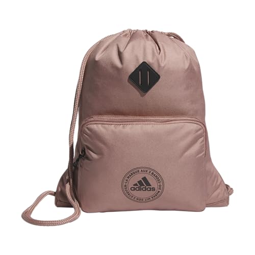 adidas Mochila unissex adulta clássica 3S 2.0, Rosa argila quente, One Size, Mochila clássica 3s 2.0