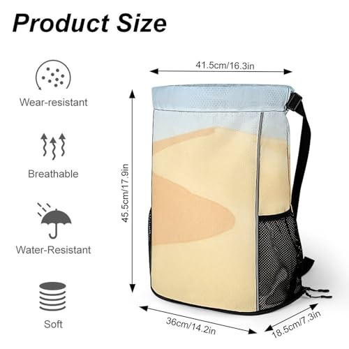 Bolsa de gimnasio con cordón ideal para tus entrenamientos diarios y escapadas de fin de semana 2