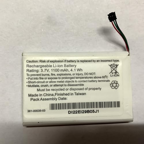 SONXIAVIVO 361-00035-03, 361-00035-07 Battery Replacement Compatible with Garmin Nuvi 2405, 2447, 2455LT, 2457, 2475LT, 2495LMT, 2505, 2547, 2555LMT, 2555LT, 2557, 2597LMT, 2789LMT GPS Units