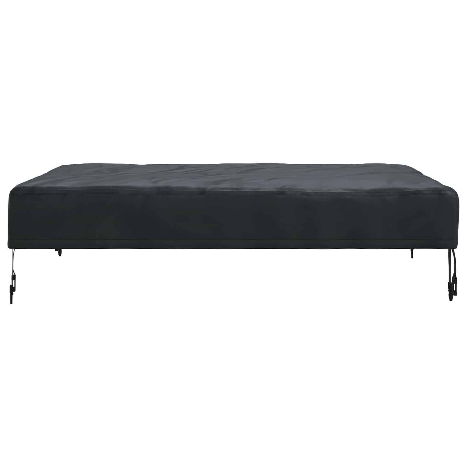 Obrusy uniwersalne, czarne, 92 x 92 x 15 cm, z torbą do przenoszenia, na meble ogrodowe, lounge, fotel, krzesło, stół, ławkę, taras, balkon, odporny na warunki atmosferyczne