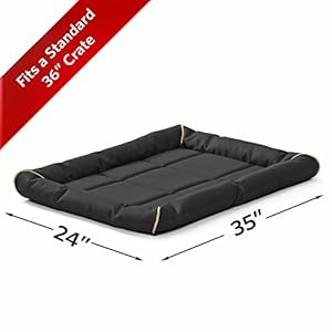 MidWest-Homes-for-Pets-Maxx-Dog-Bed-for-Metal-Crates-36-Inch-Black - Cucciolini Doodles   MidWest-Homes-for-Pets-Maxx-Dog-Bed-for-Metal-Crates-36-Inch-Black
