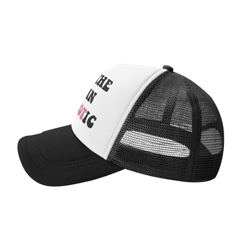 Image of You Find It Offensive? I Find It Funny Trucker Hats for Women Black Men Retro Trucker Black Hats for Men