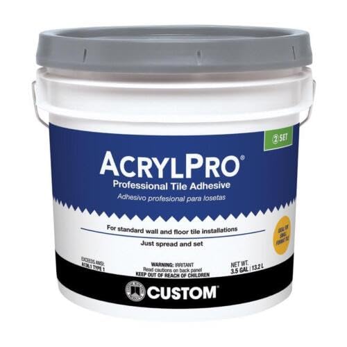 Replacement for fits Custom Building Products ARL40003 Acrylpro Ceramic Tile Adhesive 3.5 gal.