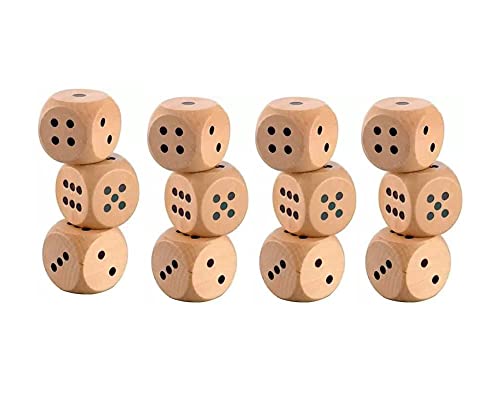 Gurgan-Enterprise-25MM-Wooden-Dice-2-Pcs-Great-for-Playing-Board-Games-Dice
