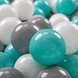 Sets multicolores, de 50 a 700 bolas en colores pasteles hermosos, ligeras y no tóxicas, sin BPA