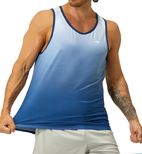 KPSUN Men's Quick Dry Sports Tank Tops Athletic Gym Bodybuilding Fitness Sleeveless Shirts for Beach Running Workout - Image 3