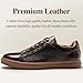 Arkbird Mens Fashion Sneakers Classic Casual Dress Shoes Stylish Lace-up Oxford Shoes for Men Dark Brown