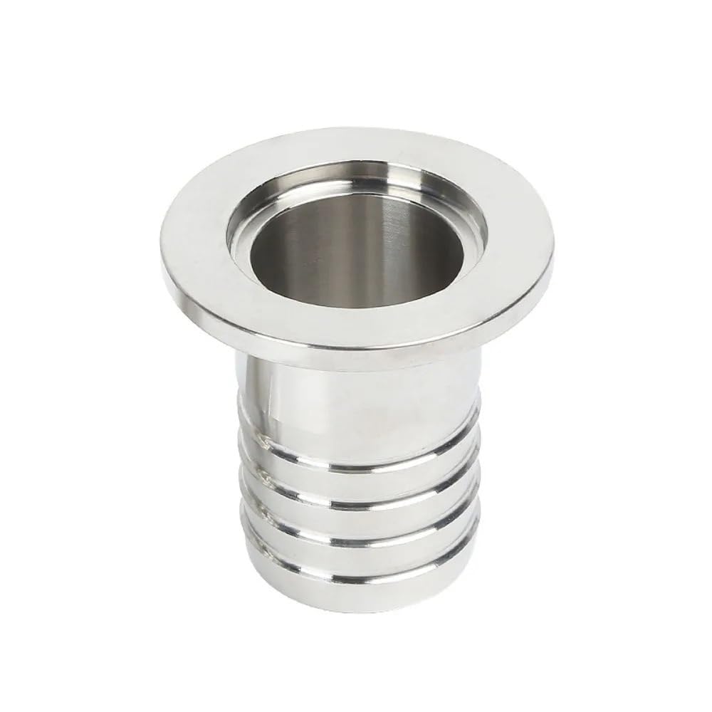 zorfar 1PCS 304 Stainless Steel KF Vacuum Fitting, Hose Barb Clamp for Home Brew(13mm,KF40 (Ferrule-55mm))