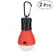 Produktbild Mobestech Camping Licht, 2 stücke Solar Zelt Licht Batteriebetriebene Camping Laterne LED Wasserdichte Zelt Laterne für Camping Wandern (Rot)