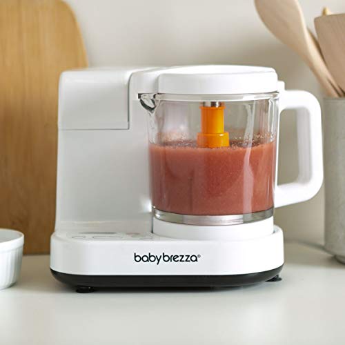 Baby Brezza Glass Baby Food Maker – Cooker And Blender To Steam And Puree Baby Food For Pouches In Glass Bowl - Make Organic Food For Infants And Toddlers – 4 Cup Capacity #TOP7