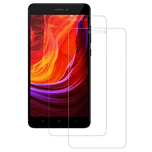 POOPHUNS Cristal Templado Xiaomi Redmi Note 4/Note 4X [2-Unidades], Protector de Pantalla Cristal Vidrio Templado Premium para Xiaomi Redmi Note 4/Note 4X, 9H Vidrio Real, Huellas Dactilares Libre