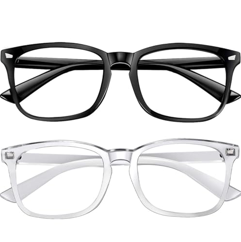 Image of IFLASH | Zero Power Blue Cut Computer Glasses | Gaming Glasses | Anti Glare, Lightweight & Blocks Harmful Rays | UV Protection Specs | Men & Women | Medium