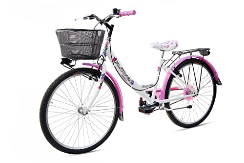 MADICKS Bicicletta Bambina Ragazza da Passeggio