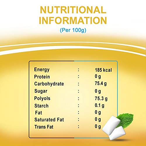 Image of Orbit Lime & Lemon Flavoured Sugar Free Chewing Gum, 4.4g (Pack of 96)