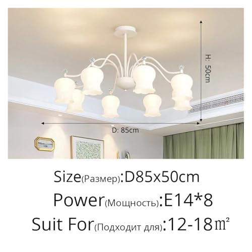 Plafonnier LED nordique grand format pour éclairage de salon - 2