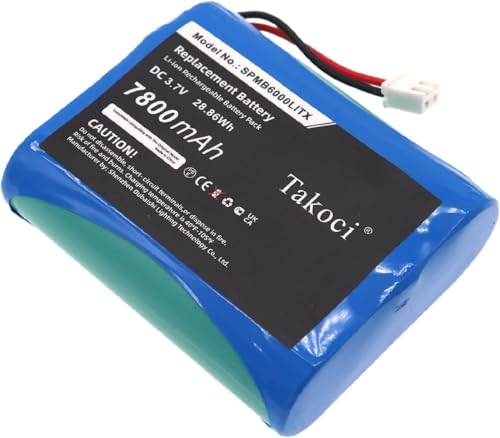 SCESMIA Replacement Battery for Transmitter iX12 Transmitter NX6 Transmitter NX8 3.7V/7800mA