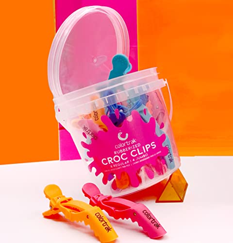 Colortrak Croc Clip Bucket, 12 Clásicas Pinzas para Cabello miniatura 5