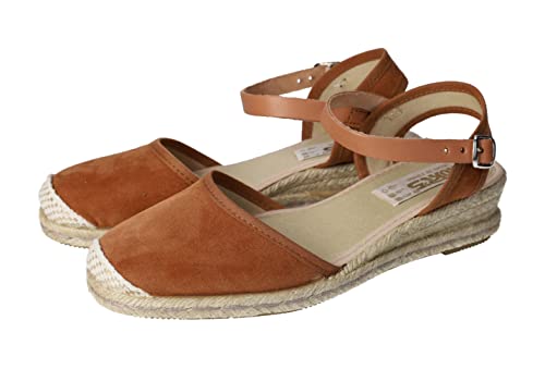 Espadrilles femme KOKIS 3760P en cuir pour vos balades d'été ensoleillées