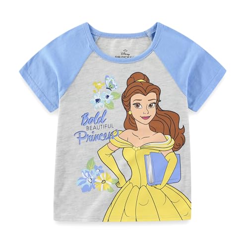 Image of Disney Princess Frozen Minnie Mouse Girls Short Sleeve T-Shirt and French Terry Shorts Set for Toddlers to Big Kids