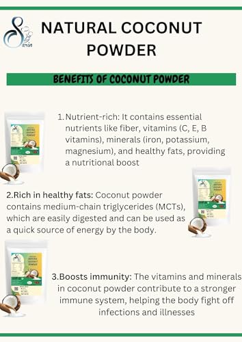 Image of Sarin Dessicated Coconut Powder, Fresh Coconut Powder, Nariyal ka borada,gole ka baroda, fresh coconut ka powder, nariyal ka powder, coconut powder fresh coconut powder for cake and sweets or dessert
