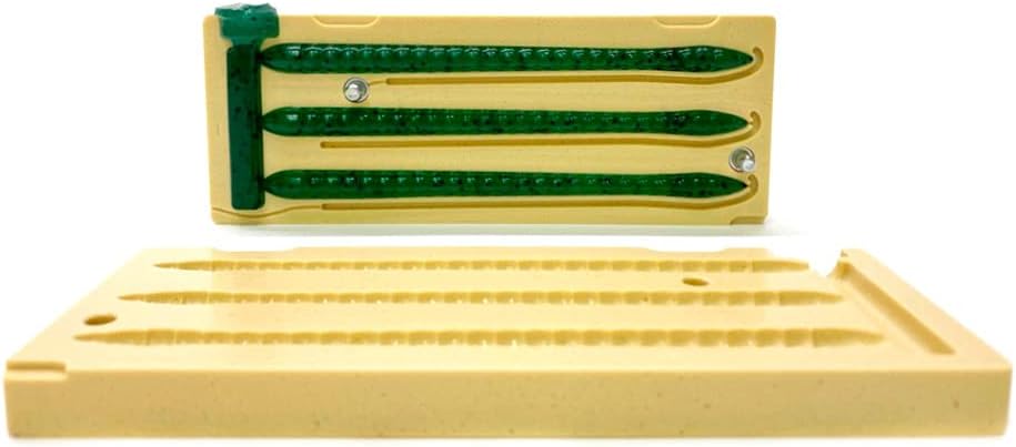 Premium Soft Plastiс Mold Lure Making Injection Molds Fishing Lures 3 Cavity Berkley Gulp Shakey 5''