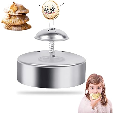 FENDIC Sandwich Cutter and Sealer for Kids, 3-1/2 Inch Stainless Steel Round Sandwich Cutter, Uncrustables Sandwich Maker, Cut and Seal Sandwich Cutter for Making Sandwiches, Hamburgers, Pie Cover