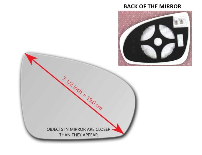 Heated Mirror Glass + Backing For Mercedes Benz CLS SL SLK Passenger Side Right