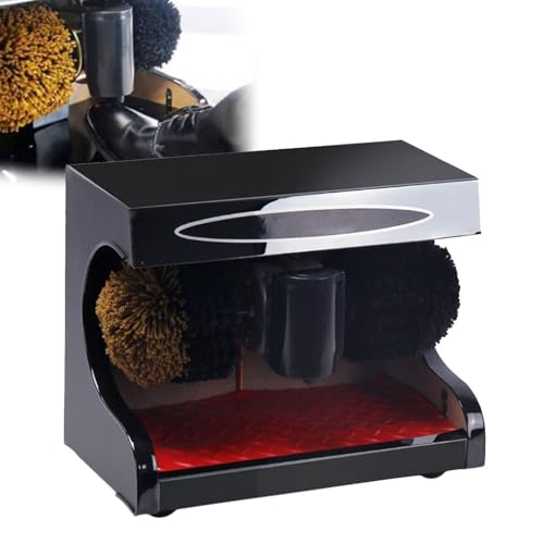 XHSMYXGS Lustrascarpe Automatico Compatto, lucidascarpe Piccolo Elettrico, Macchina per la Pulizia delle Scarpe a induzione dell'ingresso dell'hotel a Basso Rumore