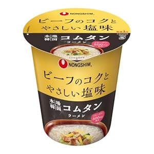 辛 農心 本場韓国 コムタンラーメン カップ 75g×12個" 