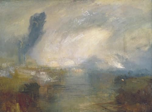 Tableau William Turner pont de Waterloo 60x90 : impression d'art salon raffinée