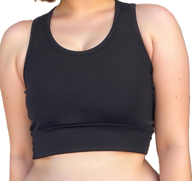 Image of Sports Bra for Women | Non-Padded High Support Gym, Yoga & Running Bra | Seamless Sweat-Wicking Polyester Workout Bra