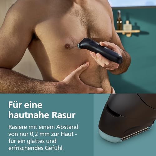 Philips Bodygroom 5000 für Herren – mit Dreifachschutz-Rasiersystem, elektrisch trimmen und rasieren im Intimbereich… – Ansicht 6