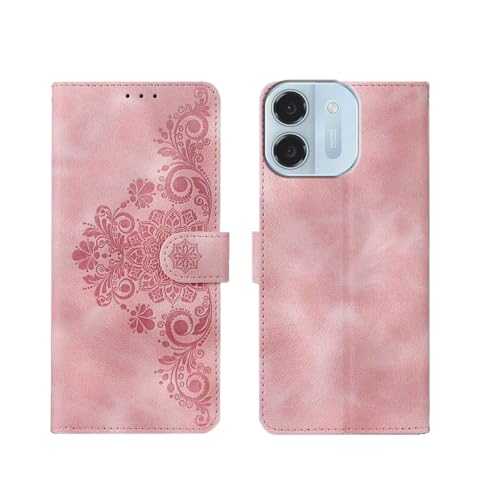Image of amazon basics Ai+ Pulse 2 5G Flip Cover | Card Pockets Wallet & Stand | Flip Cover for Ai+ Pulse 2 5G (Executive Pink)