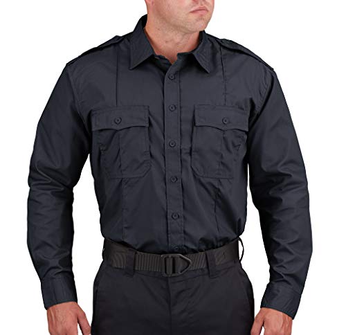 Propper Men's Long Sleeve Duty Shirt, LAPD Navy, Extra Large Regular