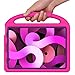 SUPLIK Kids Case for iPad Air 5th/4th Generation (10.9 inch,2022/2020), Built with Screen Protector, iPad Air 5 Kidproof Case with Handle Stand for Apple iPad Air 4/5&Pro 11 Old Version, Pink&Purple