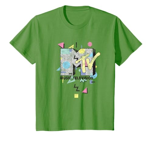 MTV 90's Colorful Art Style Logo T-Shirt