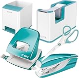 Leitz WOW Schreibtisch Accessoires (Türkis, Komplett - Set)