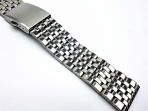 Bracelet de montre 18mm 20mm 22mm acier boucle déployante hommes femmes - 6