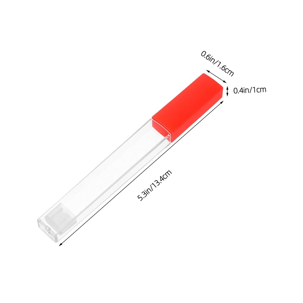 Thermometer Protective Cylinder 2Pcs Plastic Storage Tubes for Nursery and Adult Thermometers Portable Protective Case for Home Hospital Clinic Use