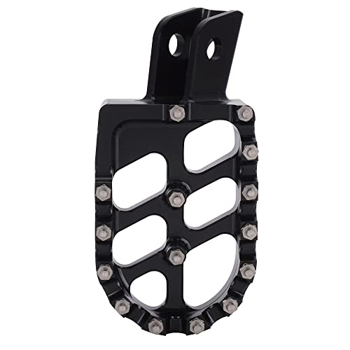 Image of AnXin Dirt Bike Foot Pegs Motorcycle Footpegs Foot Pedals Rests CNC for KLX 110 KLX110 2002-2023 KLX110L 2010-2023 KX60 1998-2003 Pit Bike Black