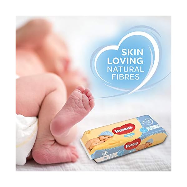 Huggies Pure Baby Wipes, 56 Stück – Bild 7