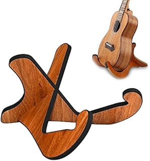Ram® Wooden Guitar Stand Non Slip Musical Instrument Wood Guitar Stand Foldable Guitar Stand X Frame