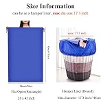 OTraki 28x45 inch Extra Large Laundry Bag 2 Pack Drawstring Laundry Hamper Bag Heavy Duty Dirty Clothes Bag Washable Organizer Storage for Camp Don't Drying, Melting 140-176℉ Blue - Image 3