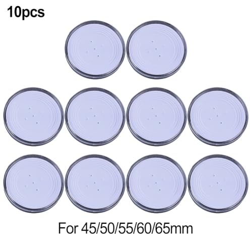Estuches transparentes para monedas 70mm, paquete de 10 miniatura 2
