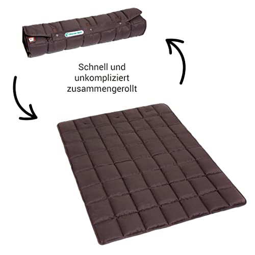 Doctor Bark Portable Hundedecke, praktische Reisedecke, Allergiker geeignet - waschbar bei 95°C Größen erhältlich