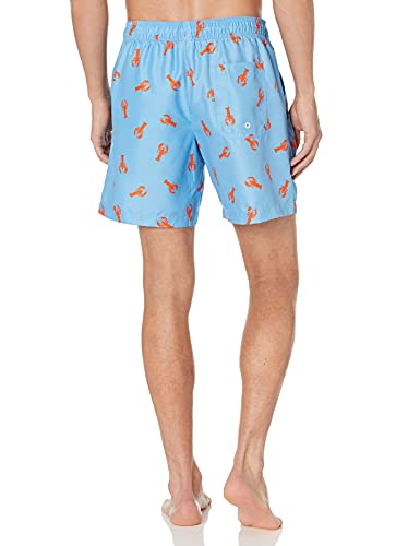 Image of Amazon Essentials Men's 7 inch Breathable Swim Trunks with Mesh Lining, Elastic Waist, Pockets, Drawstring Closure