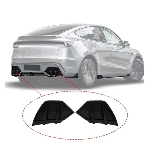 Diffuseur de pare-chocs arrière pour Tesla modèle Y 2025 style carbone mat