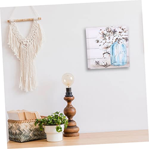 decoratief schilderij woonkamer canvas kunstposter bloemen canvas print plantendecor ornament groene bladeren schilderijen groene planten schilderijen frameloos bloem schilderij - Afbeelding 7