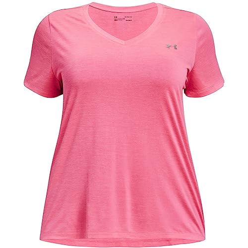 Image of Under Armour Plus Size Tech Solid Short Sleeve V-Neck